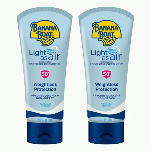 Lightweight Sunblock Lotion SPF 50 Dual Pack