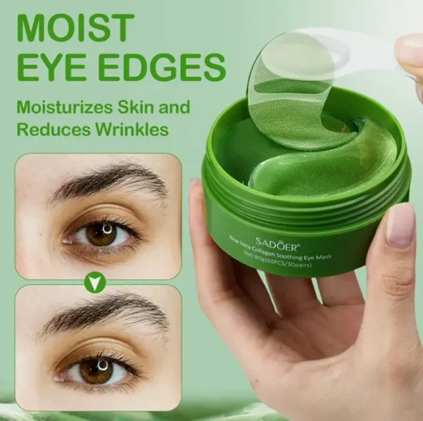180 Pairs Aloe Vera Under Eye Masks for Dark Circles