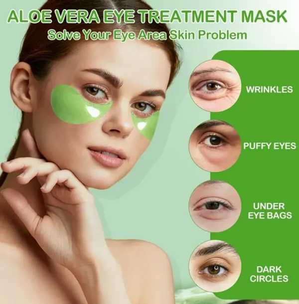 180 Pairs Aloe Vera Under Eye Masks for Dark Circles