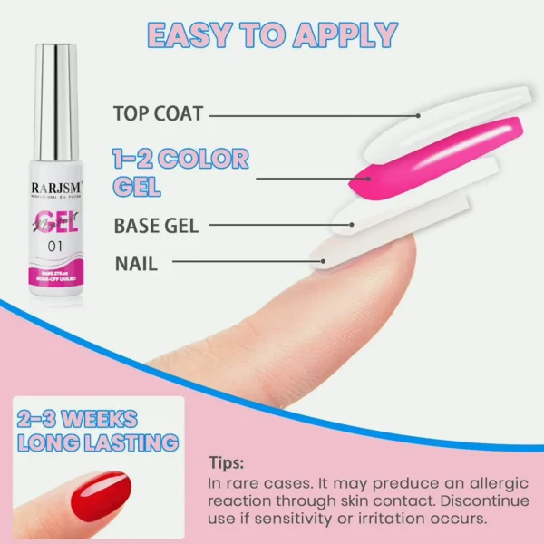 Nail Paint Kit - 12 Neon Colors Including Glitter