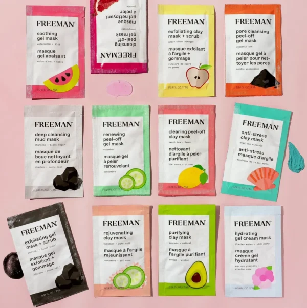 Freeman Face Mask Gift Kit, Special Edition 12 Days Radiance