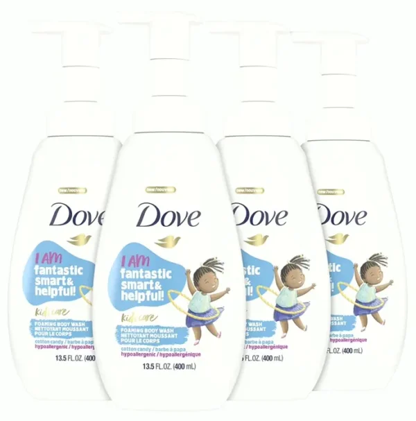 Dove's Bubble Cleanser For Children - Candy Scent, 13.5 Ounces (Bundle of 4)