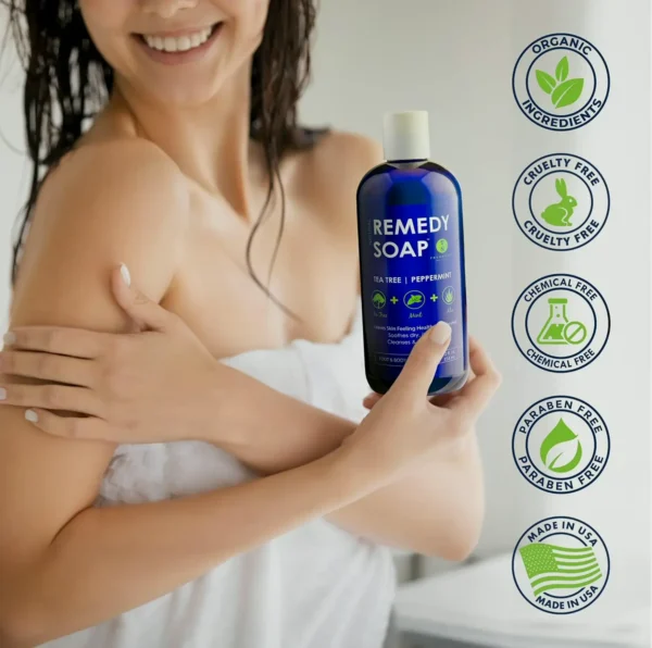 Natural Therapy Tea Tree Oil Skin Wash against Odor, Irritations
