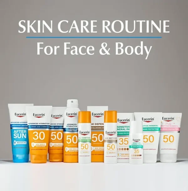 Eucerin Sun Clear Skin SPF 50 Face Lotion, Fragrance-Free