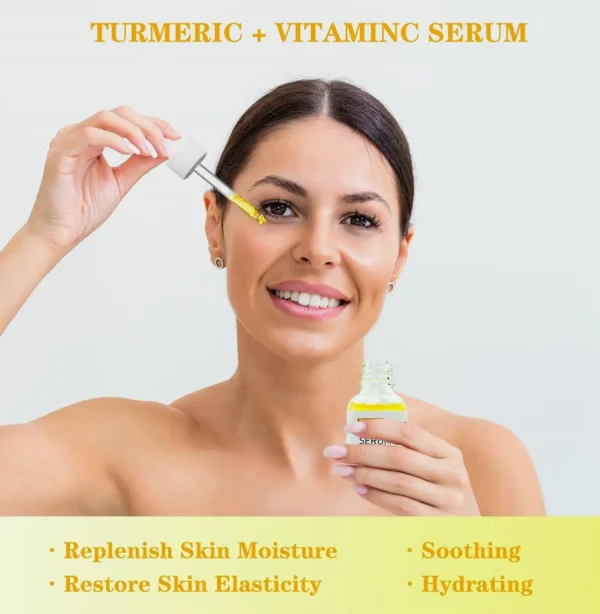 Turmeric Skin Care Set - Moisturizer & Serum