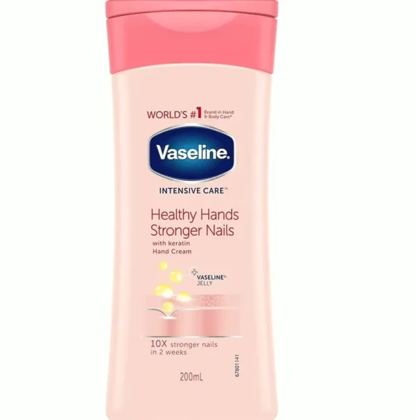 Vaseline Palm Cream with Cuticle Strength, 200ml, 3 Pack