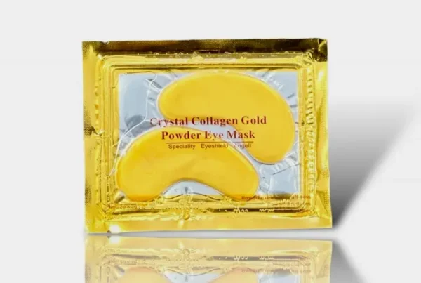 Advanced 24k Gold Under-Eye Patches with Aloe, 15 Pairs