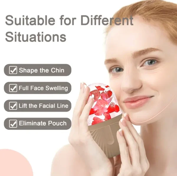 Silicone Cold Roller for Facial Care and Eye