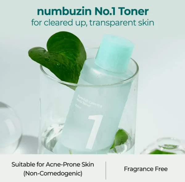Numbuzin No.1 Pure Calming Herb Lotion 10.14 Fl Oz