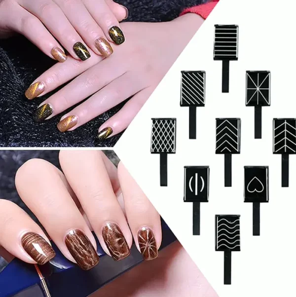 11-Set Magnetic Nail-Art Tool Set