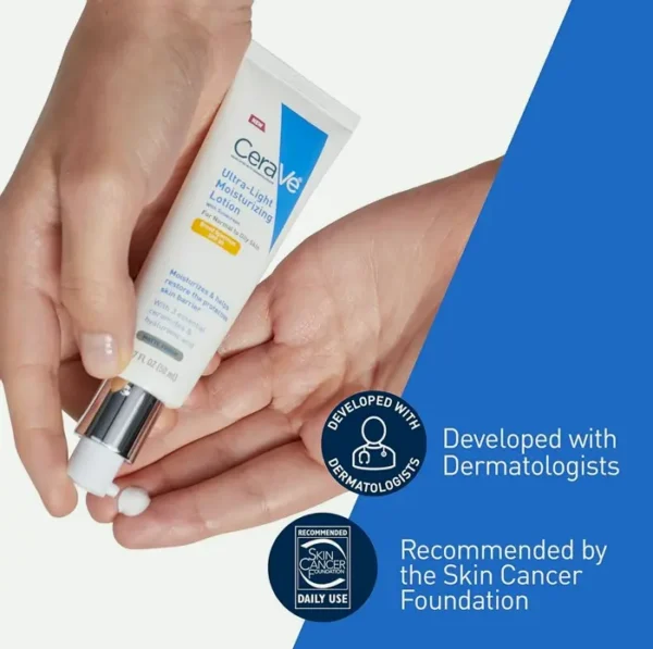 CeraVe Moisturizing Cream With SPF 30 | Lightweight Matte Finish