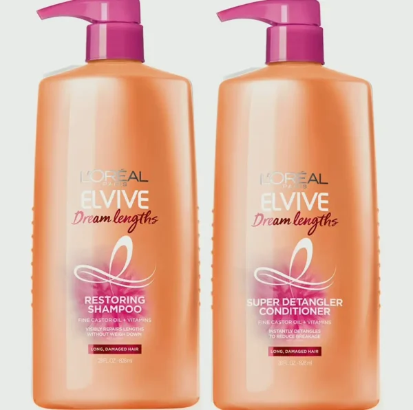 L’Oréal France Dream Lengths Shampoo and Conditioner Kit
