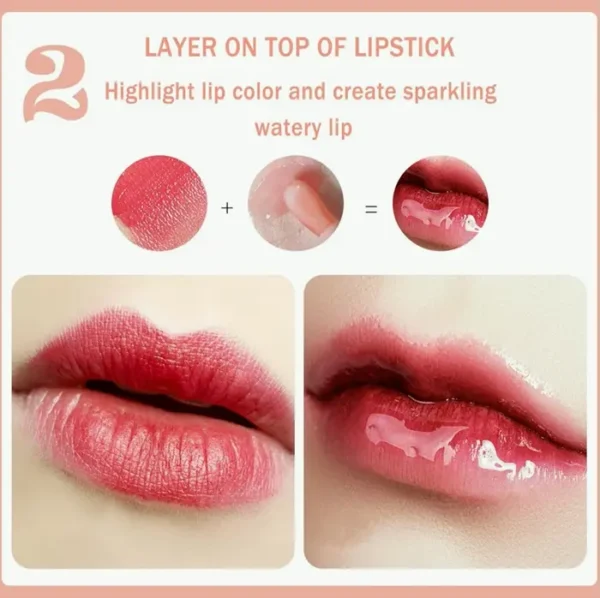 Hydrating Colored Lip Oil Balm, Nourishing Care